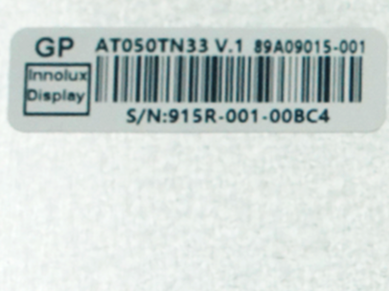 Innolux AT050TN33 V.1 LCD-Panel